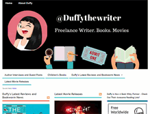 Tablet Screenshot of duffythewriterblog.com